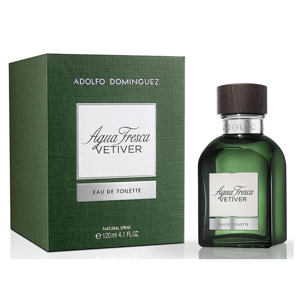 Adolfo Dominguez Agua Fresca Vetiver Perfume/Cologne For Men Eau De Toilette Spray 4.0 Oz Edt
