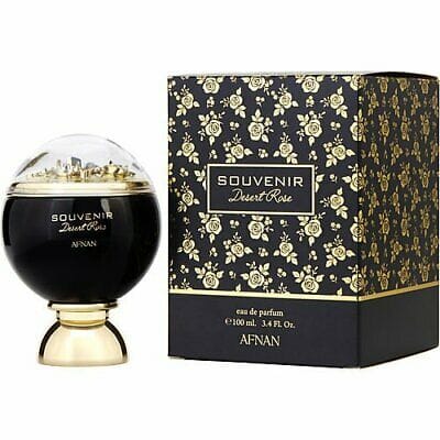 Afnan Souvenir Desert Rose For Women/Cologne For Women Eau de Parfum 3.4 Oz Edp