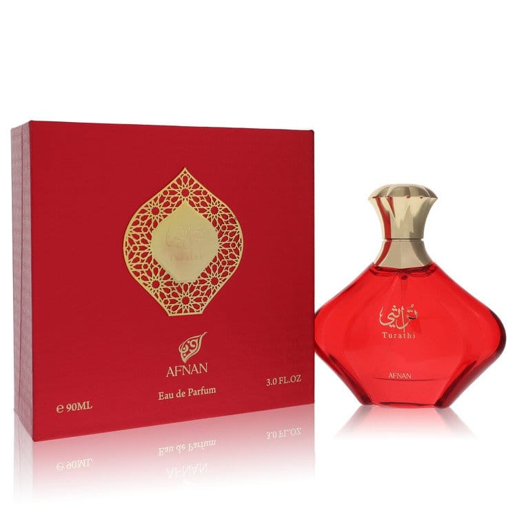 Afnan Turathi Red  For Women/Cologne For Women Eau de Parfum 3.0 Oz Edp