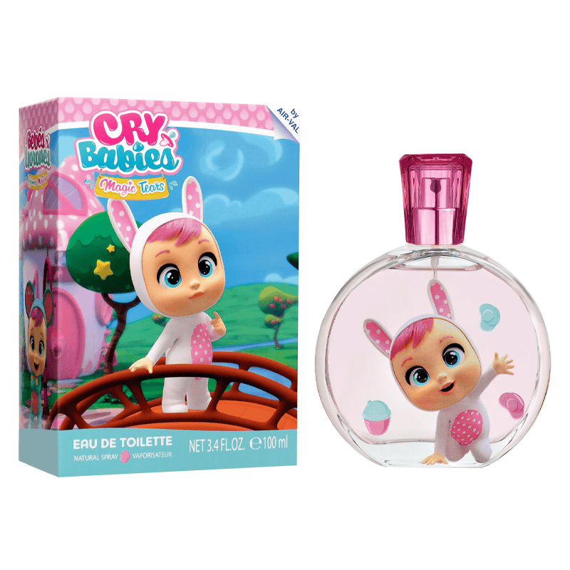 Air-Val Cry Babies Kid's Perfume/Cologne for women & Men Eau de Toilette 3.4 oz / Body Spray 6.8 ozEdt 3.4 oz