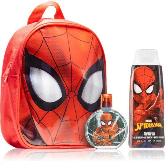 Air-Val Spiderman Kid’s Perfume/Cologne for Men Eau de Toilette 3.4 oz / Gift Set 1.7 oz / Body Fresh 6.8 oz Edt Gift Set 1.7 oz