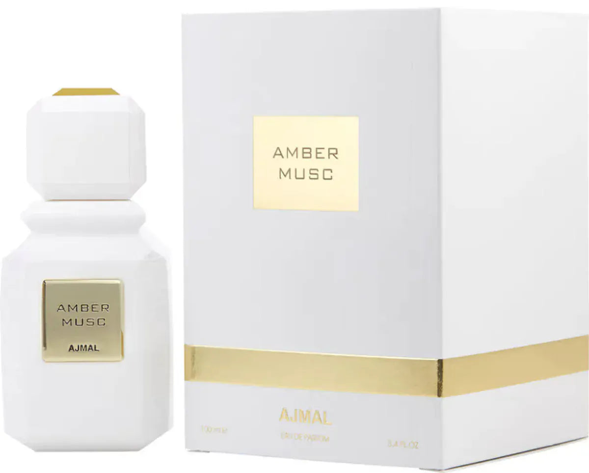 Ajmal Amber Musc Unisex Perfume/Cologne For Men & Women Eau de Parfum 3.4 oz Edp