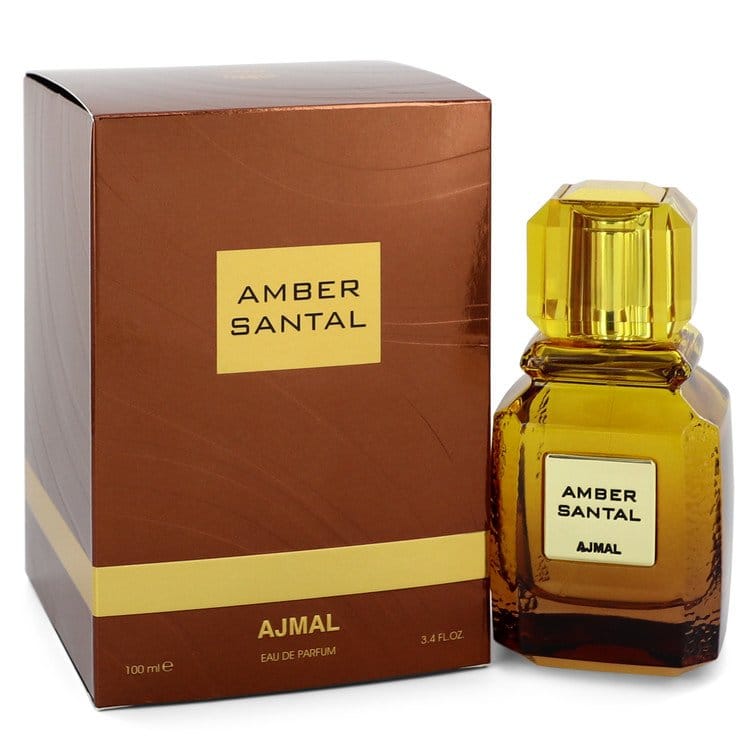 Ajmal Amber Santal Unisex Perfume/Cologne For Men & Women Eau De Parfum 3.4 oz Edp
