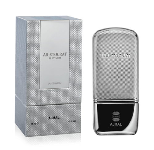 Ajmal Aristocrat Platinum Men's Perfume/Cologne For Men Eau de Toilette 2.5 oz Edt