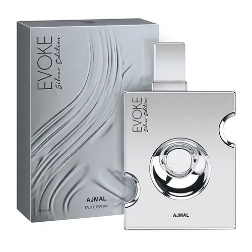 Ajmal Evoke Silver Edition MenPerfume/Cologne For Men Eau de Parfum 3.0 oz Edp