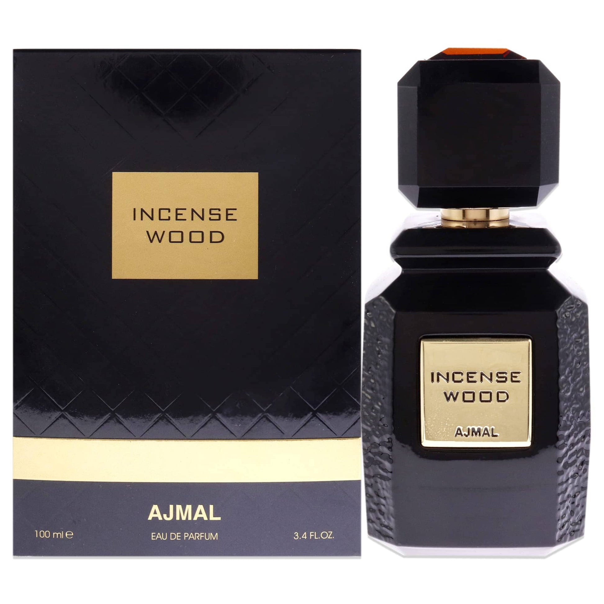 Ajmal Incense Wood Unisex Perfume/Cologne For Men & Women Eau de Parfum 3.4 oz Edp