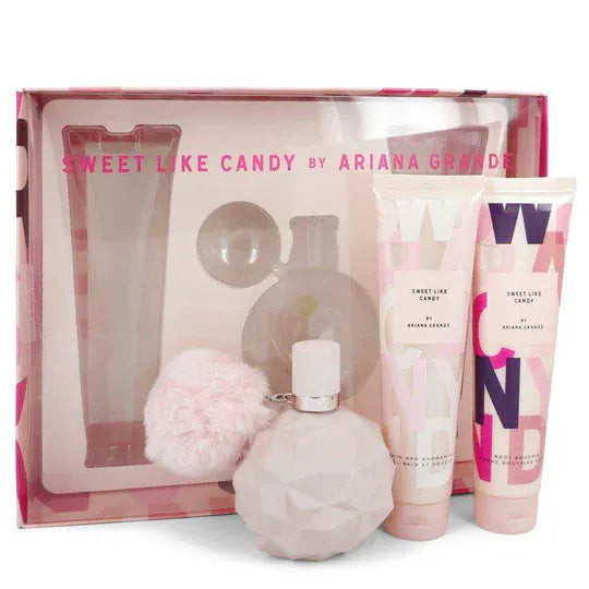 Ariana Grande Sweet Like Candy For Women/Cologne For Women Eau de Parfum 3.4 Oz / Gift Set 3.4 OZ / Body Mist 8.0 Oz Edp Gift Set 3.4 oz