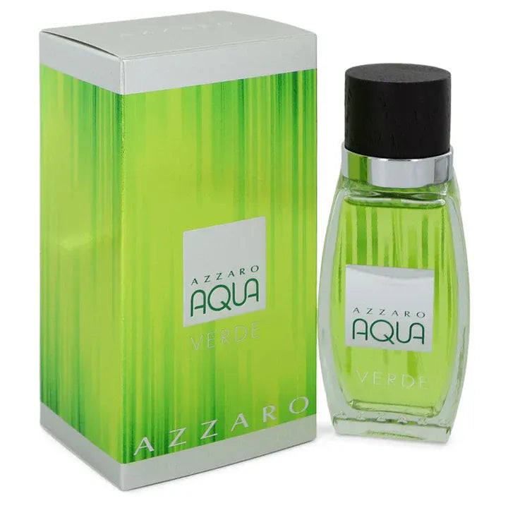 Azzaro Aqua Verde For Men/Cologne for Men Eau de Toilette 2.6 Oz Edt