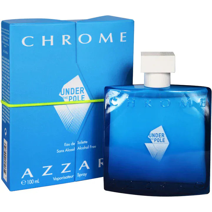 Azzaro Chrome Under the Pole Men’s Perfume/Cologne For Men Eau de Toilette 3.4 Oz  Edt