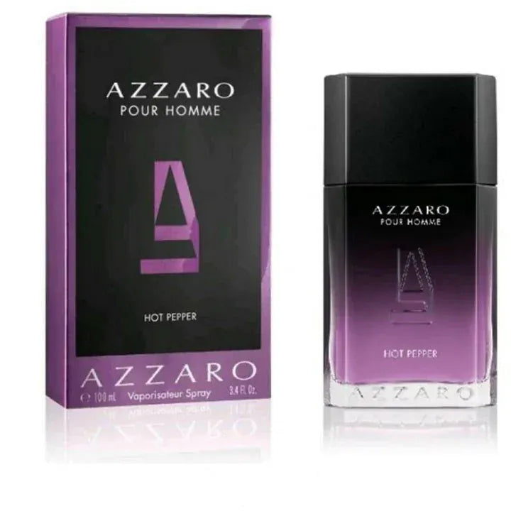 Azzaro Pour Homme Hot Pepper For Men/Cologne For Men Eau de Toilette 3.4 Oz Edt