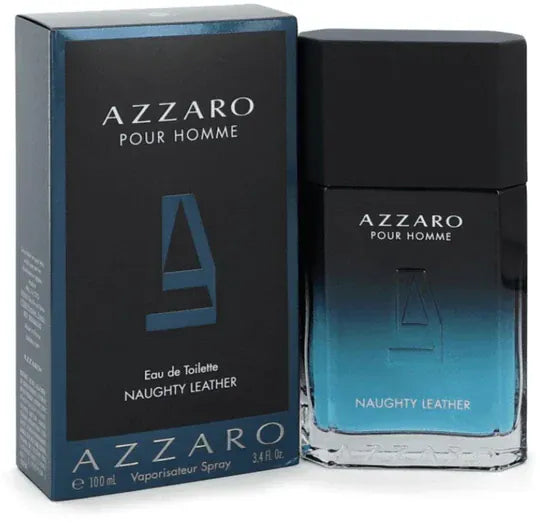 Azzaro Pour Homme Naughty Leather Men’s Perfume/Cologne For Men Eau de Toilette 3.4 Oz Edt