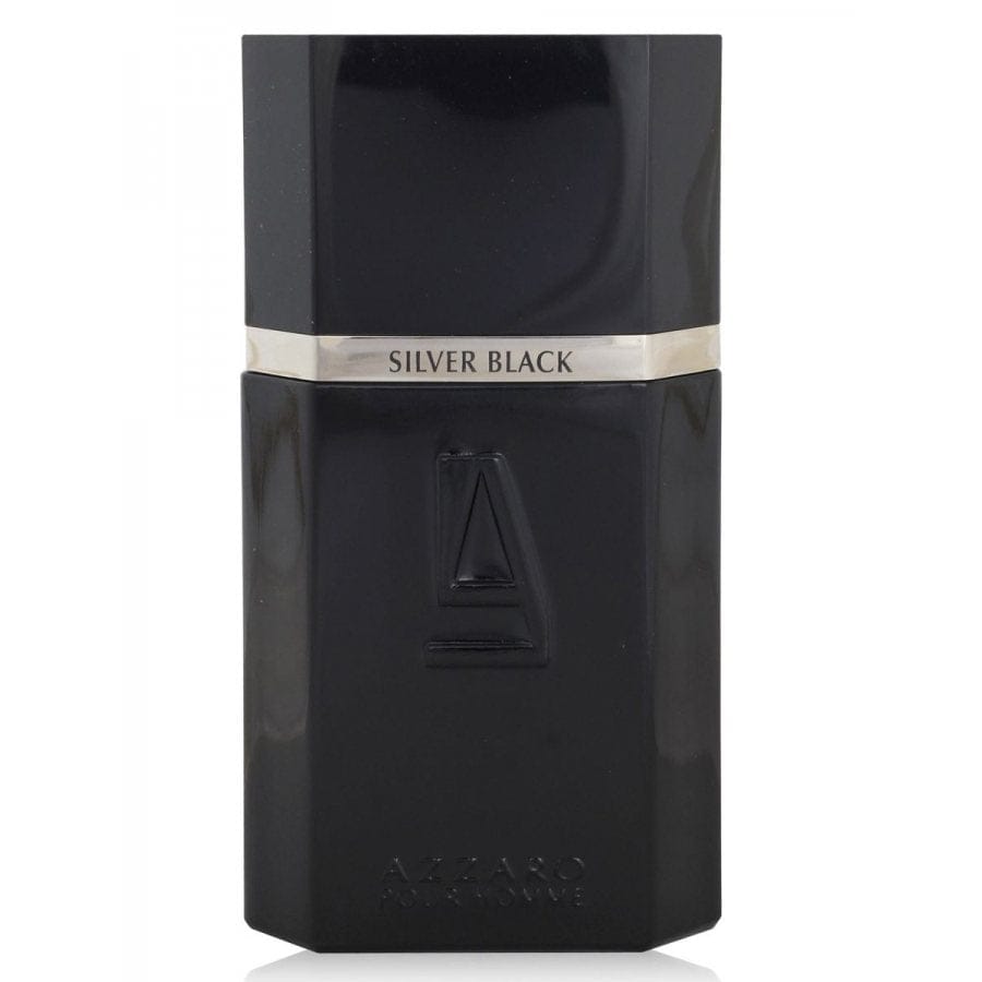 Azzaro Silver Black Cologne For Men Eau De Toilette Spray 1.7 Oz / 3.4 Oz  Edt