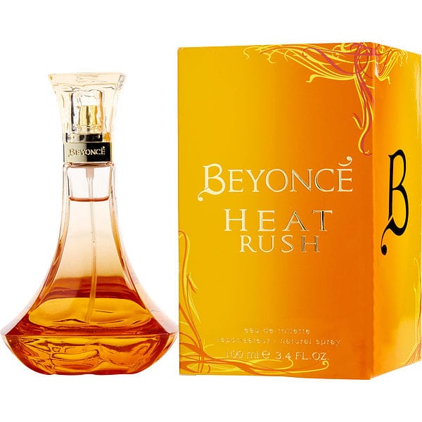 Beyonce Heat Rush Perfume For Women Eau De Parfum Spray 3.4 Oz