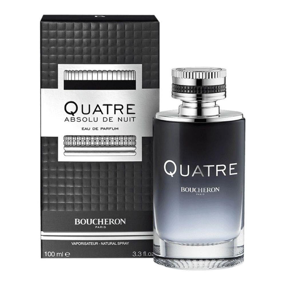 Boucheron Quatre Absolue De Nuit Pour Homme Cologne For Men Eau De Parfum 3.3 oz / Gift Set 3.3 oz Edt 3.3 oz