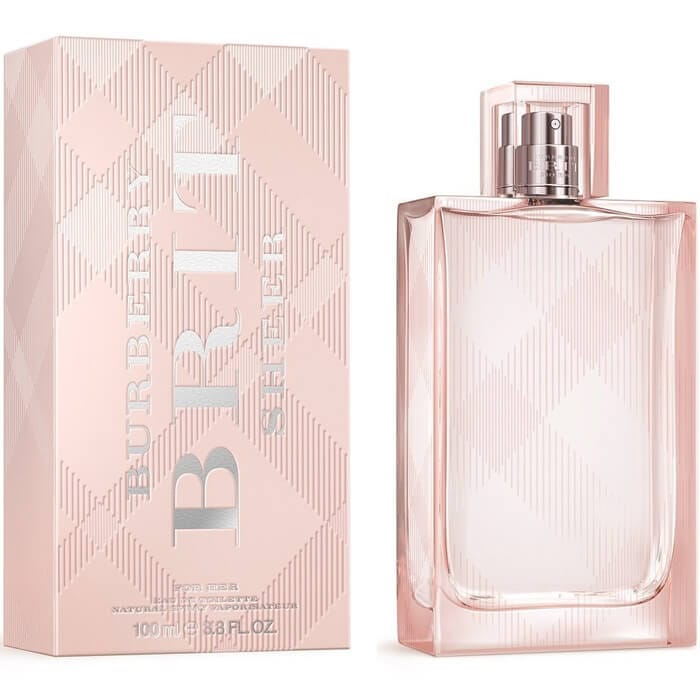 Burberry Brit Sheer Women's Perfume/Cologne For Women Eau De Toilette 1.0 oz / 1.7 oz / 3.3 oz Edt