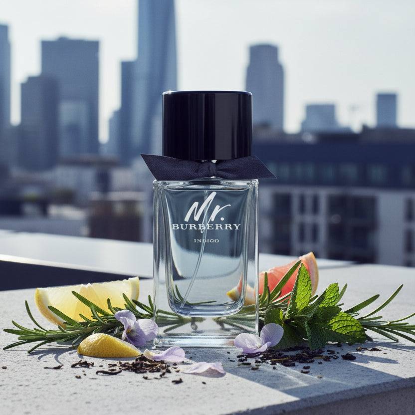 Burberry Mr. Indigo Cologne Men's Perfume/Cologne For Men Eau De Toilette 1.0 oz / 1.7 oz / 3.3 oz / 5.0 oz Edt