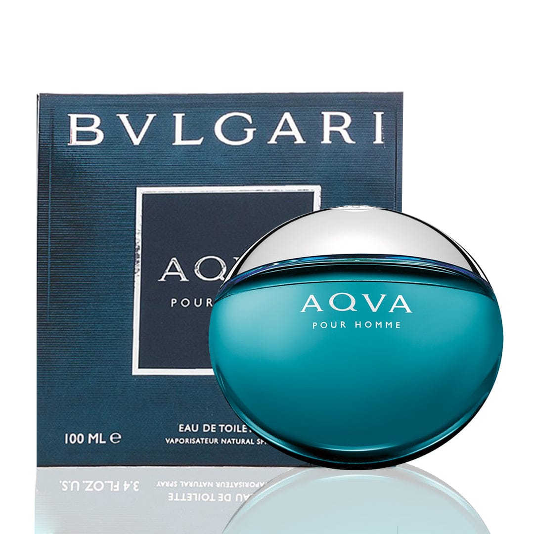 Bvlgari Bvlgari Aqva Pour Homme Men's Perfume/Cologne For Men Eau De Toilette 1.0 oz / 1.7 oz / 3.4 oz / 5.0 oz  / Gift Set 3.4 oz  Edt 3.4  Oz