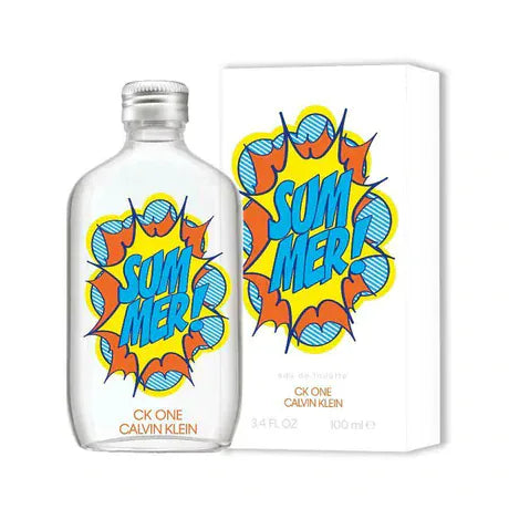 Calvin Klein  CK One Summer 2019 Unisex Perfume/Cologne For Men & Women Eau de Toilette 3.4 Oz Edt
