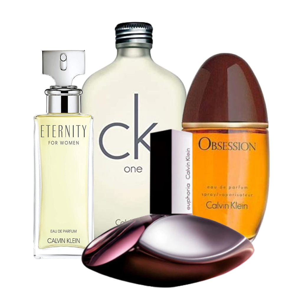 Calvin Klein Mini Set for Her Women's Perfume/Cologne for Women 4 X 0.5 Oz