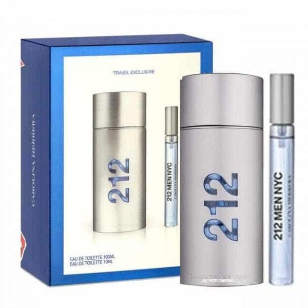 Carolina Herrera 212 NYC Gift Set - For Men Eau De Toilette Gift Set 3.4 oz / 100 ml