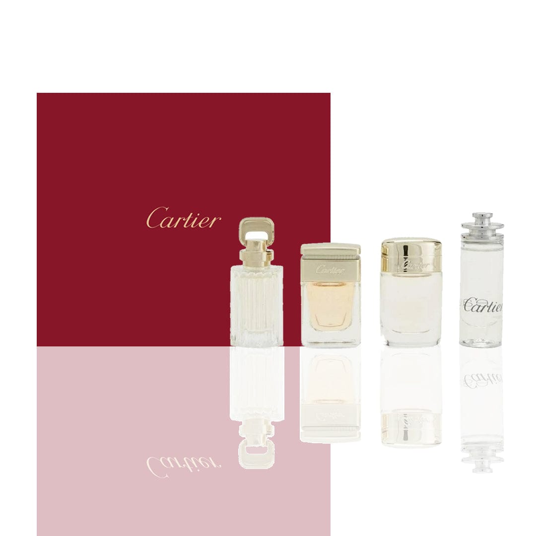 Cartier Cartier Mini Set Perfume For Women Eau De Parfum & Eau De Toilette 4x0.2 oz