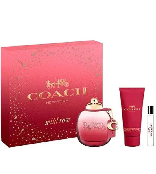 Coach Wild Rose For Women/Cologne For Women Eau de Parfum 1.0 oz / 1.7 oz / 3.0 oz / Gift Set 3.0 oz Edp Gift Set 3.0 oz