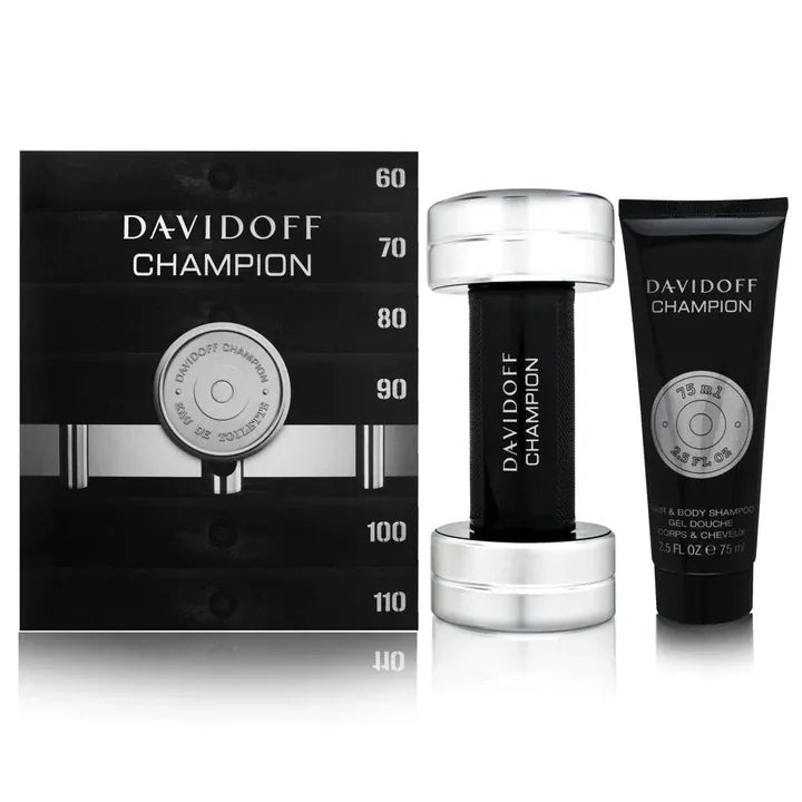 Davidoff Champion Men’s Perfume/Cologne For Men Eau de Toilette 1.6 oz / 3.4 oz / Gift Set 3.4 oz Edt Gift Set 3.4 oz