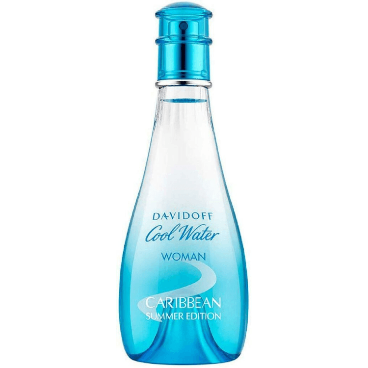 Davidoff Cool Water Caribbean Summer Edition Perfume For Women Eau De Toilette Spray 3.4 Oz