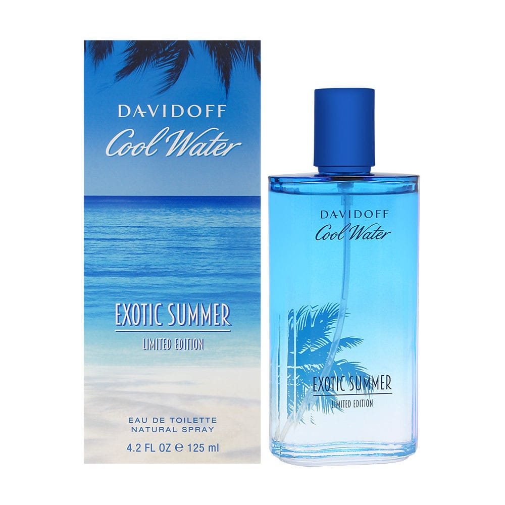 Davidoff Cool Water Exotic Summer Cologne For Men Eau De Toilette Spray 4.2 Oz
