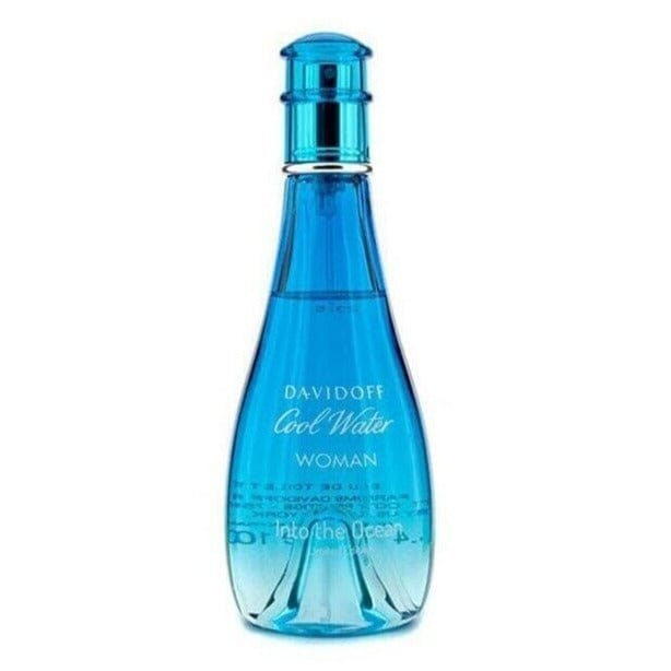 Davidoff Cool Water Into The Ocean Perfume For Women Eau De Toilette Spray 3.4 Oz