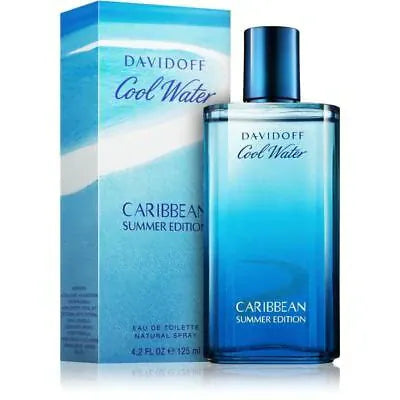 Davidoff Cool Water Man Caribbean Summer Men’s Perfume/Cologne For Men Eau de Toilette 4.2 oz Edt