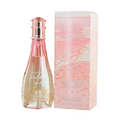 Davidoff Cool Water Sea Rose Coral Reef Edition  Perfume For Women Eau De Toilette Spray 3.4 Oz