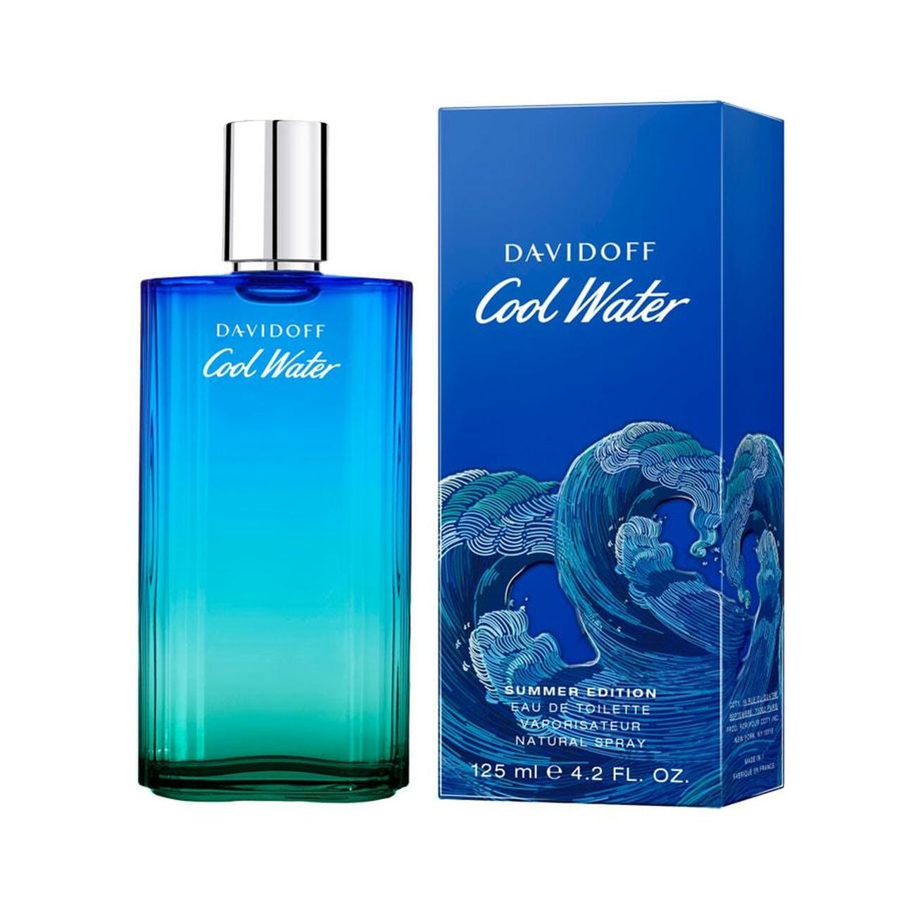 Davidoff Cool Water Summer Edition 2019 Cologne For Men Eau De Toilette Spray 4.2 Oz