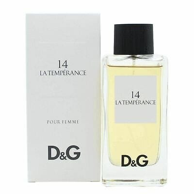 Dolce Gabbana 14 La Temperance - Unisex Eau de Toilette 3.3 oz / 100 ml