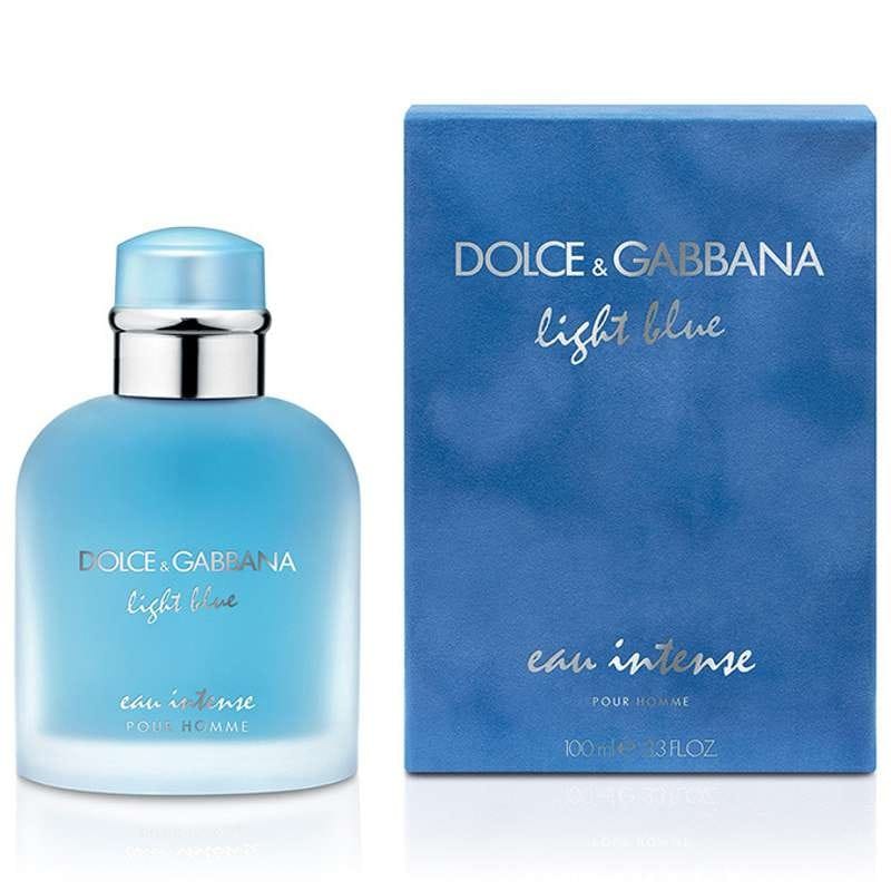 Dolce Gabbana Light Blue Eau Intense - For Men Eau de Parfum 3.3 oz / 100 ml
