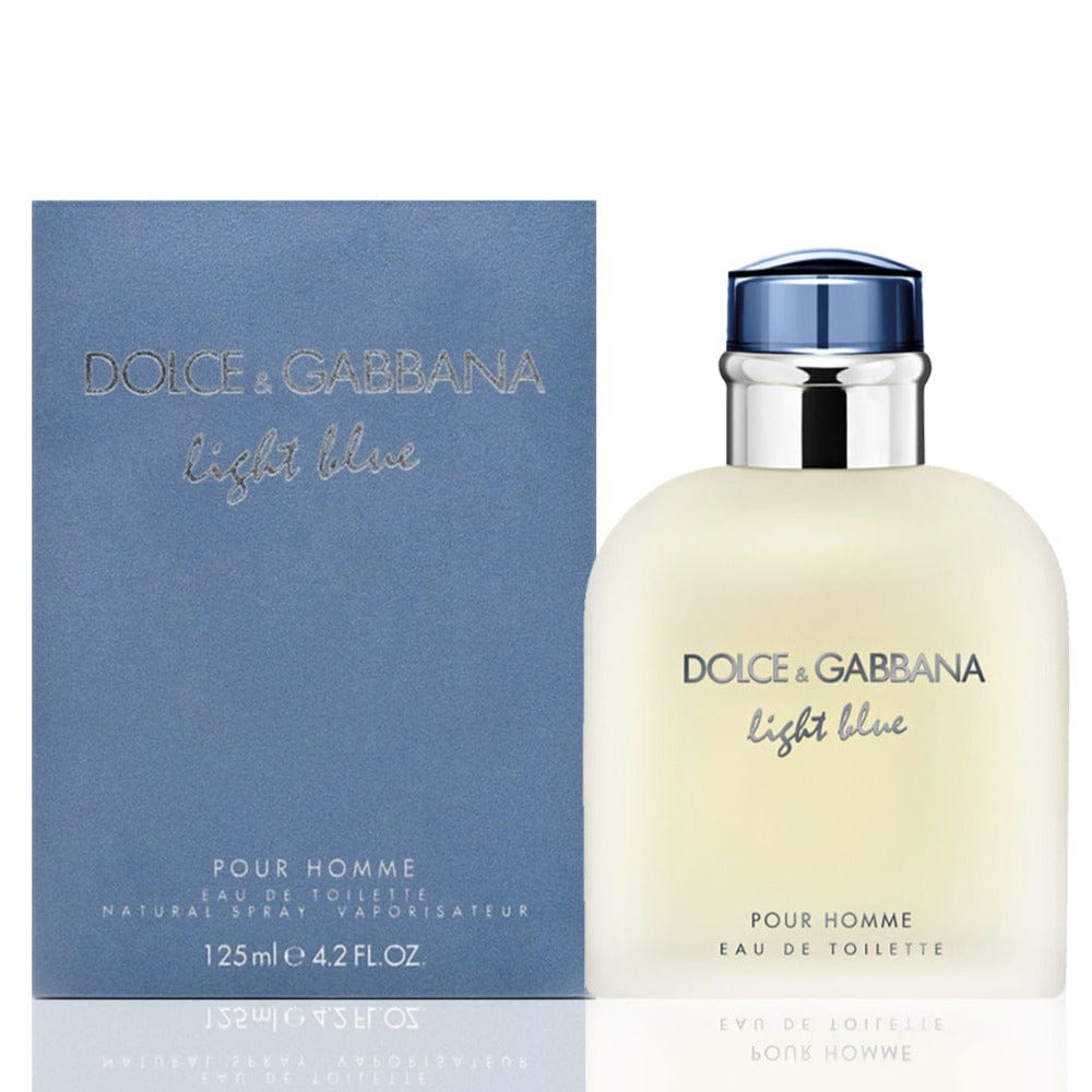 Dolce Gabbana Light Blue Pour Homme For Men Eau de Toilette  4.2 oz / 125 ml