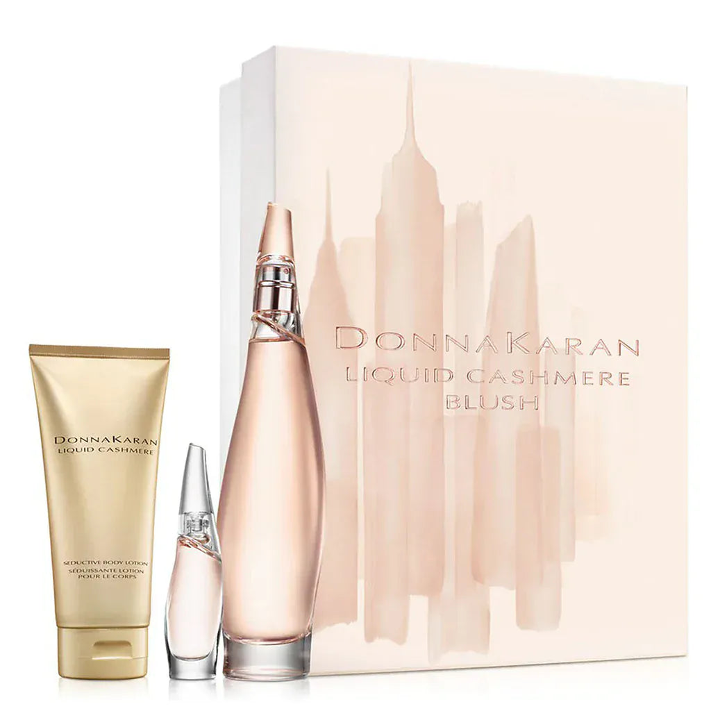 Donna Karan Liquid Cashmere Blush Women’s Perfume/Cologne For Women Eau de Parfum 3.4 oz / Gift Set 3.4 oz  Edp Gift Set 3.4 oz