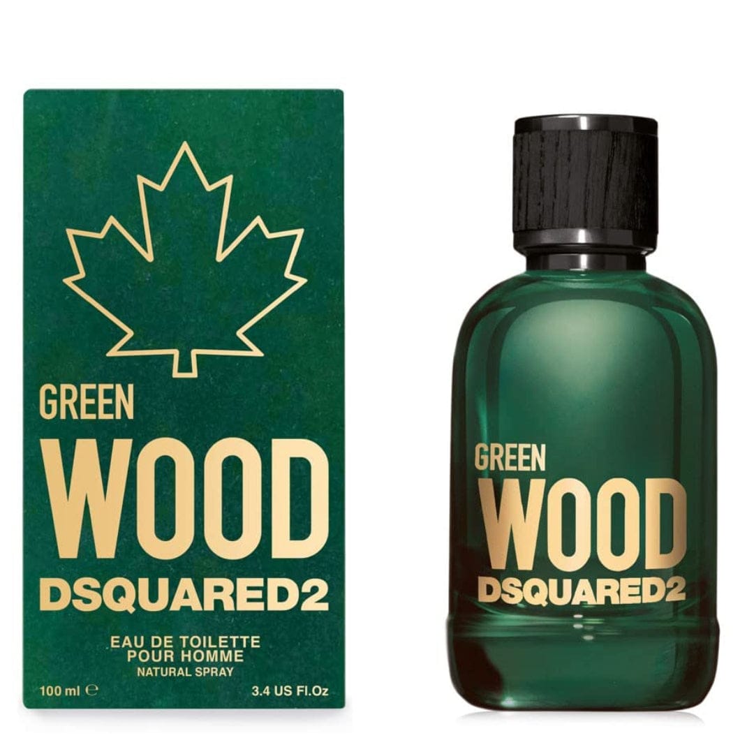 DSQUARED² Green Wood Men’s Perfume/Cologne For Men Eau de Toilette 3.4 oz / Gift Set 3.4 ozEdt 3.4 oz