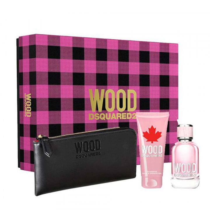 DSQUARED² Wood for Her Women’s Perfume/Cologne For Women Eau de Toilette 3.4 oz / Gift Set 3.4 ozEdt Gift Set 3.4 oz