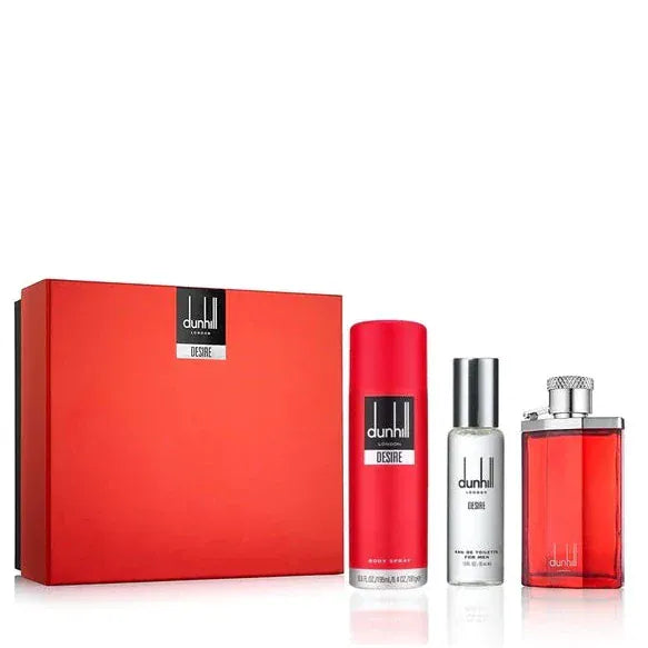 Dunhill Desire Red Cologne For Men Eau De Toilette Spray 1.7 Oz / 3.4 Oz / Gift Set 3.4 Oz Edt Gift Set 3.4 oz