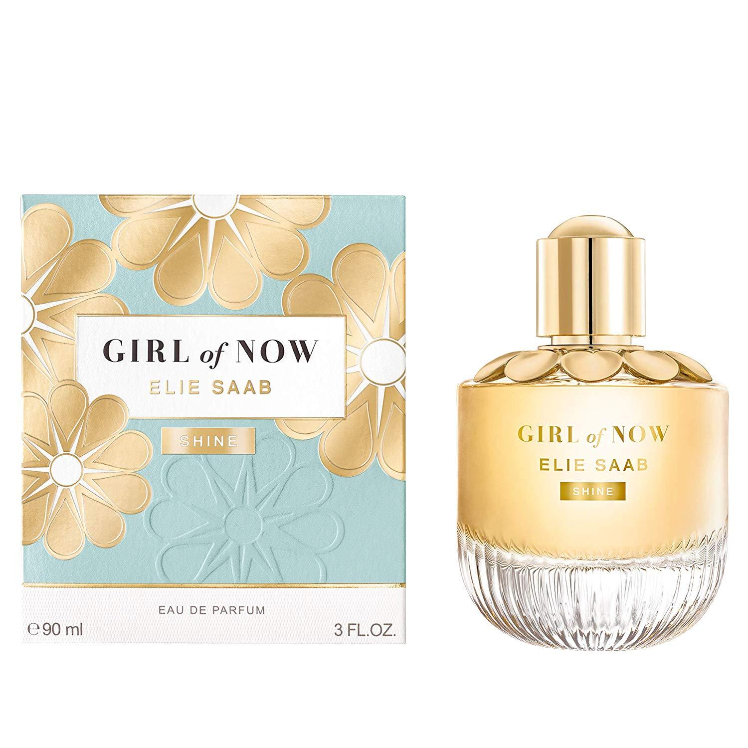 Elie Saab Girl Of Now Shine Perfume For Women Eau De Parfum Spray 3.0 Oz