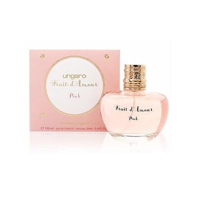 Emanuel Ungaro Fruit d'Amour Pink Perfume/Cologne For Women Eau De Toilette Spray 3.4 Oz Edt