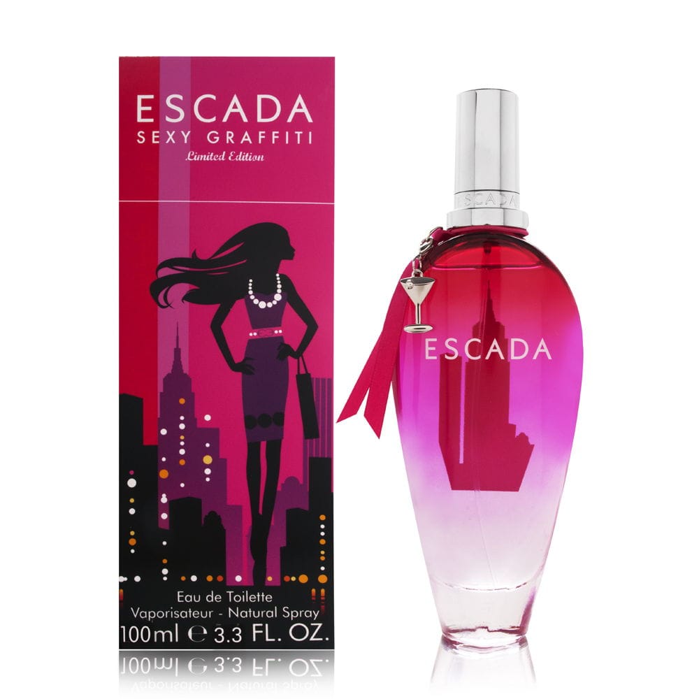 Escada Sexy Graffiti Perfume For Women Eau De Toilette 1.7 Oz / 3.3 Oz Edt 3.3 oz