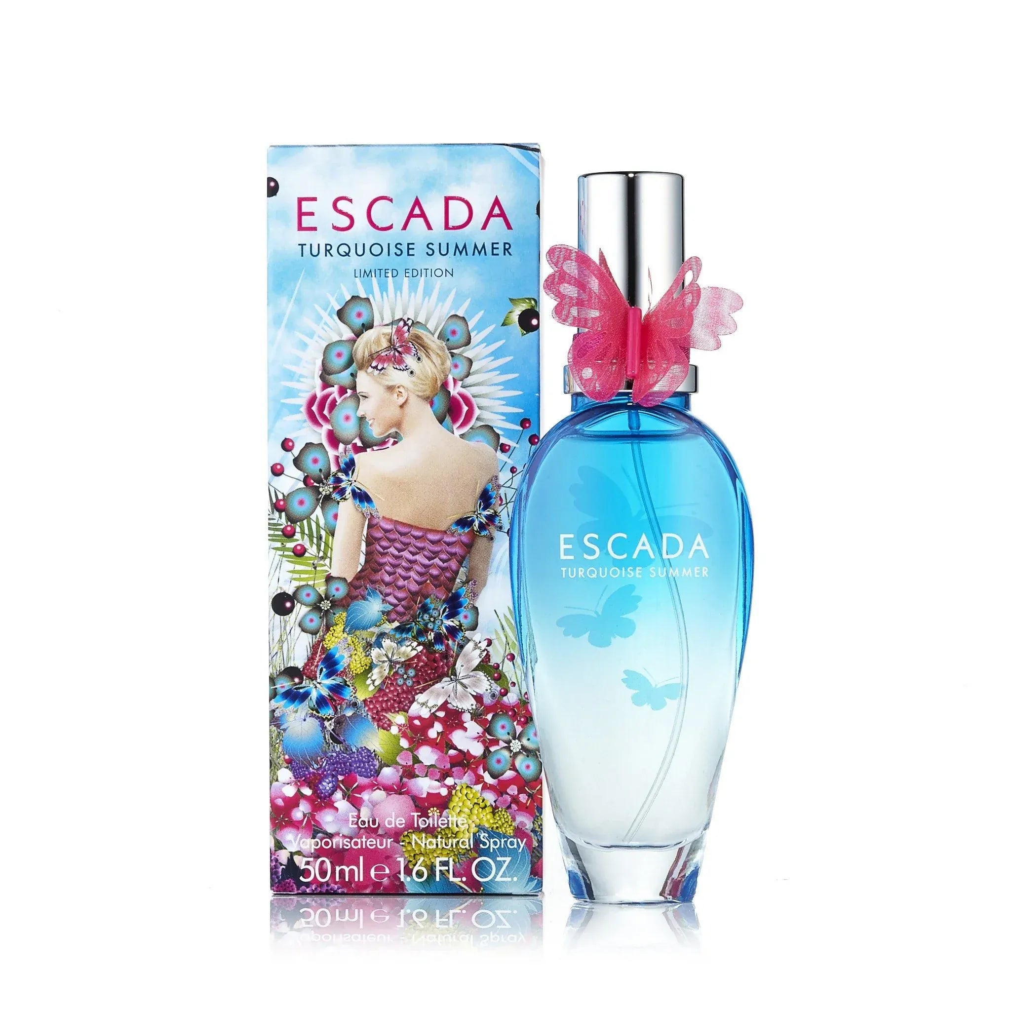 Escada Turquoise Summer For Women Perfume/Cologne For Women Eau de Toilette 1.6 Oz / 3.4 Oz Edt 1.6 oz