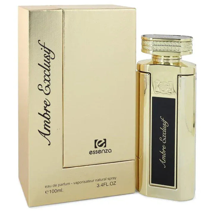 Essenza Ambre Exclusive Unisex /Cologne For Men & Women Eau de Parfum 3.4 Oz Edp