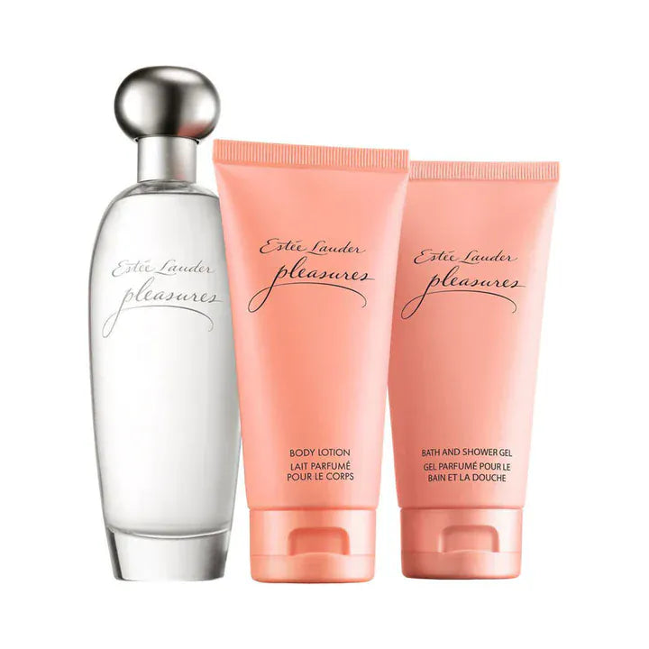 Estee Lauder Pleasures Perfume For Women Eau De Parfum 3.4 oz / Gift Set 3.4 oz Edp Gift Set 3.4 oz