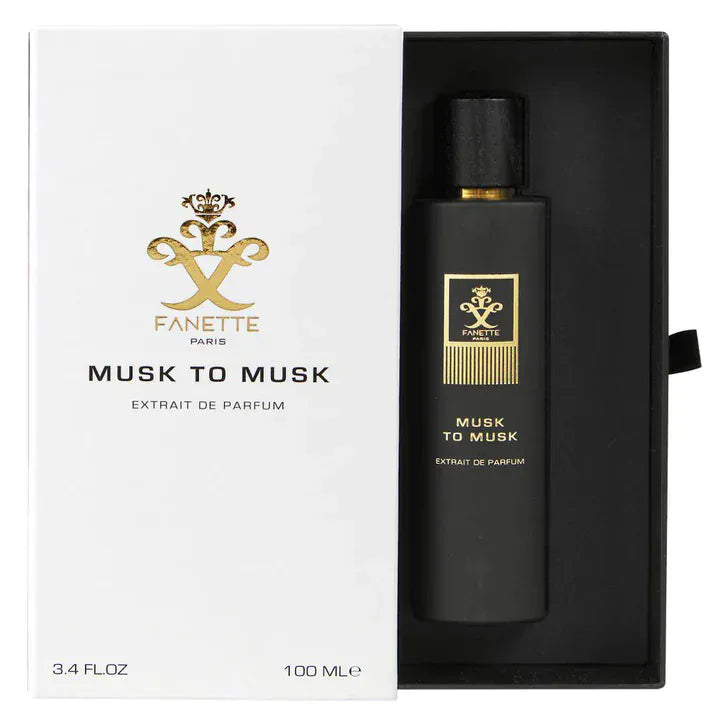 Fanette Musk to Musk Unisex /Cologne For Men & Women Eau de Parfum 3.4 Oz Edp