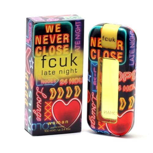 French Connection FCUK Late Night Her For Women/Cologne For Women Eau de Toilette 3.4 Oz Edt
