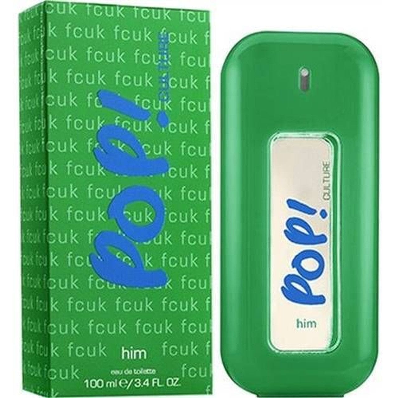 French Connection Fcuk Pop! Culture For Men/Cologne For Men Eau de Toilette 3.4 Oz Edt