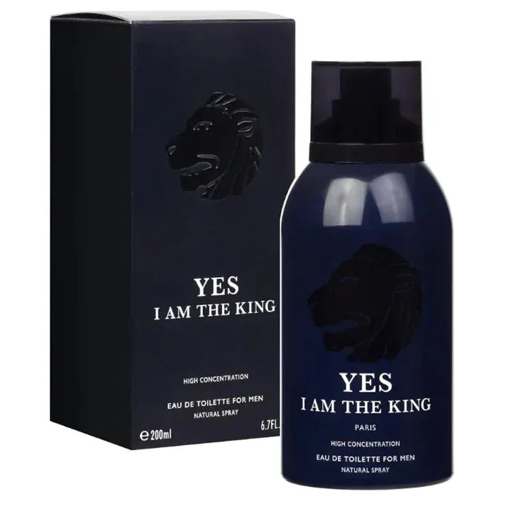 Geparlys Yes I’m The King Concentre For Men/Cologne For Men Eau de Toilette 6.7 Oz Edt